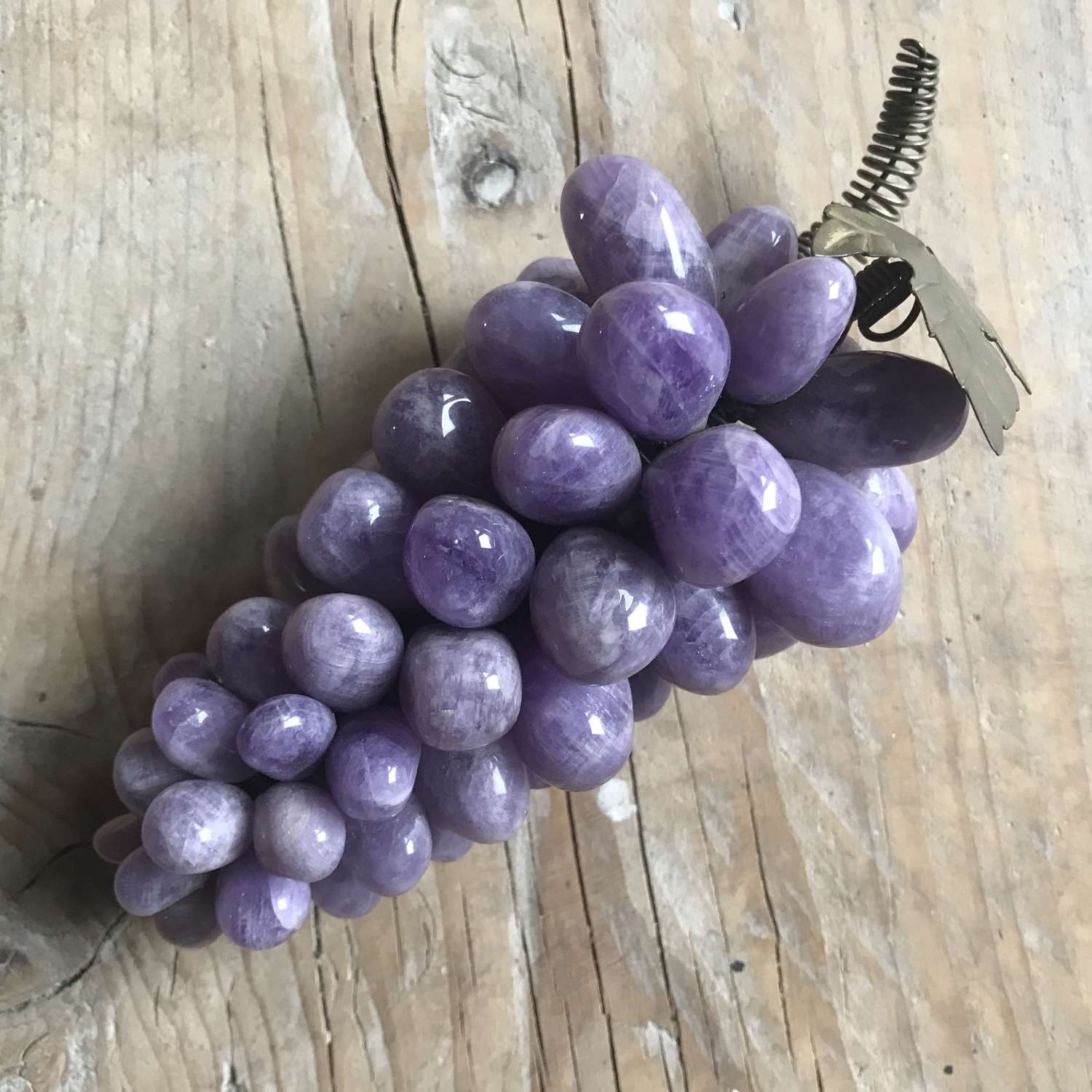 A bunch of Amethyst decorative grapes